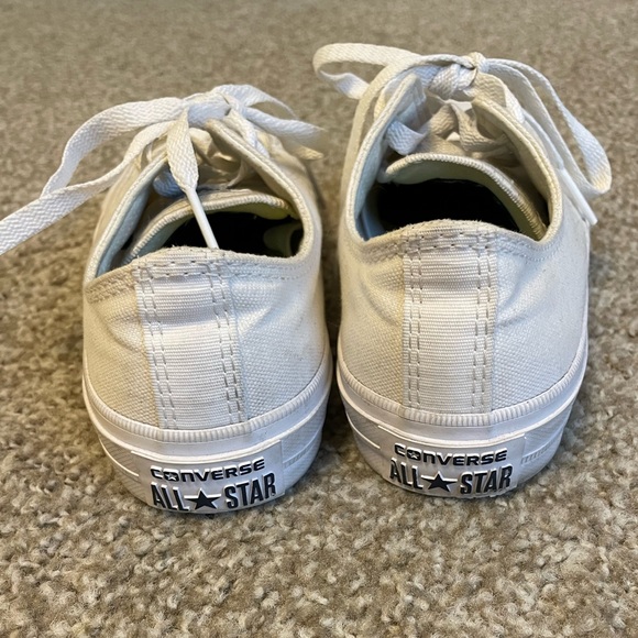 All White Converse - Picture 2 of 6